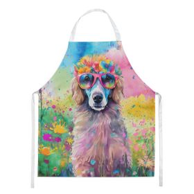 Poodle Hippie Dawg Apron Cooking Kitchen Server Baking Crafts Gardening for Adult Women Men, Unisex, Large, Multicolor