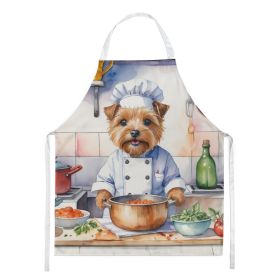 Norfolk Terrier The Chef Apron Cooking Kitchen Server Baking Crafts Gardening for Adult Women Men, Unisex, Large, Multicolor