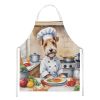 Fox Terrier The Chef Apron Cooking Kitchen Server Baking Crafts Gardening for Adult Women Men, Unisex, Large, Multicolor