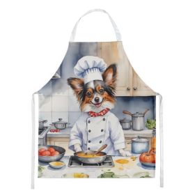 Papillon The Chef Apron Cooking Kitchen Server Baking Crafts Gardening for Adult Women Men, Unisex, Large, Multicolor